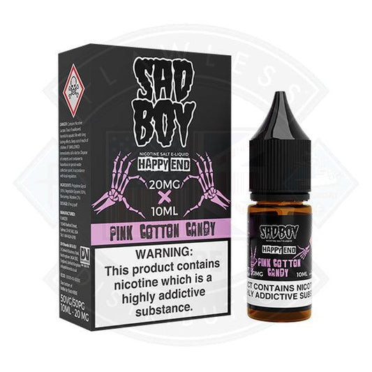 Sadboy Pink Cotton Candy Nic Salt 10ml - Flawless Vape Shop