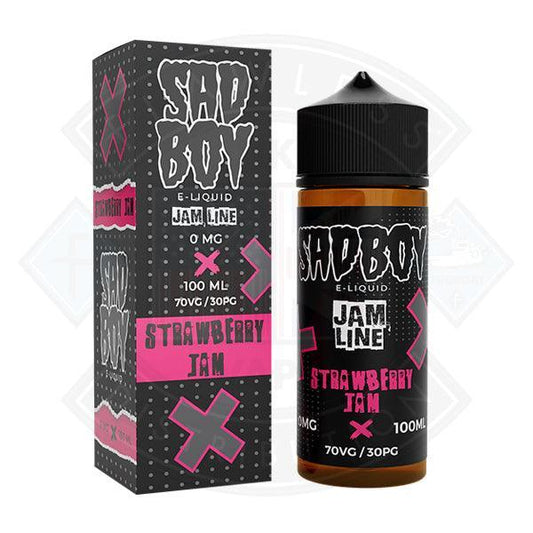 Sadboy Strawberry Jam Cookie 100ml 0mg shortfill E-liquid - Flawless Vape Shop