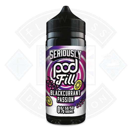 Seriously Pod Fill - Blackcurrant Passion 0mg 100ml E-liquid - Flawless Vape Shop