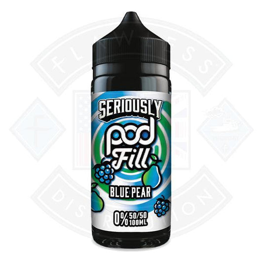 Seriously Pod Fill - Blue Pear 0mg 100ml E-liquid - Flawless Vape Shop