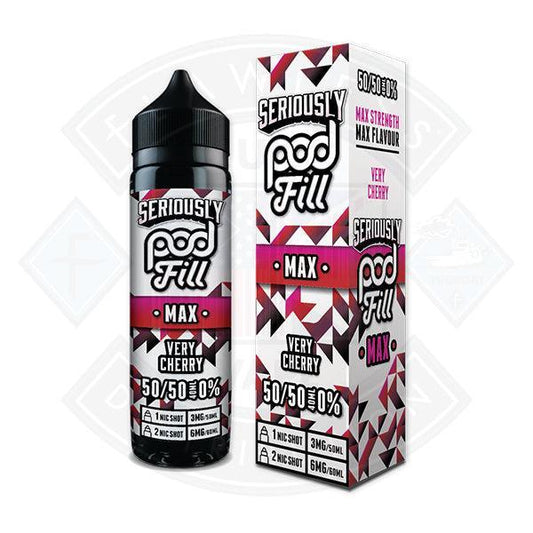 Seriously Pod Fill MAX - Verry Cherry 40ml 0mg Shortfill E-Liquid - Flawless Vape Shop