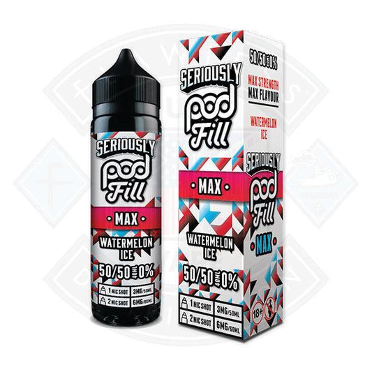 Seriously Pod Fill MAX - Watermelon Ice 40ml 0mg Shortfill E-Liquid - Flawless Vape Shop