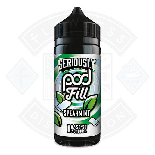 Seriously Pod Fill - Spearmint 0mg 100ml E-liquid - Flawless Vape Shop