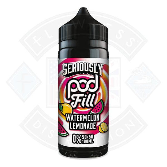 Seriously Pod Fill - Watermelon Lemonade 0mg 100ml E-liquid - Flawless Vape Shop