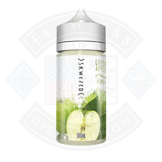 Skwezed - Green Apple 0mg 100ml Shortfill E-liquid - Flawless Vape Shop