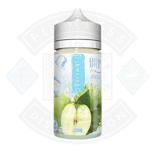 Skwezed - Green Apple Ice 0mg 100ml Shortfill - Flawless Vape Shop