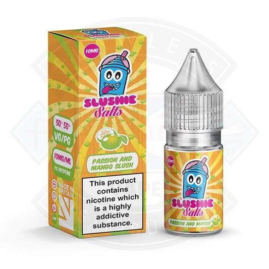 Slushie Salts Passion & Mango Slush 10mg 10ml E-Liquid - Flawless Vape Shop