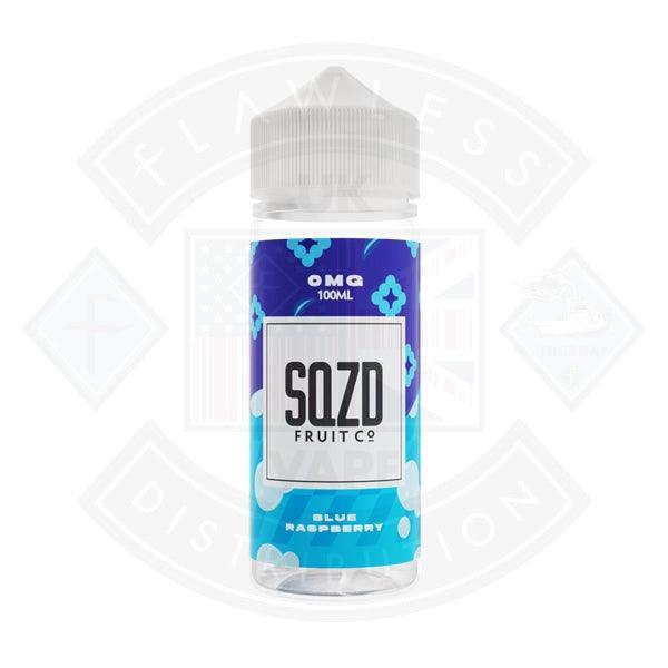 SQZD Blue Raspberry 0mg 100ml Shortfill - Flawless Vape Shop