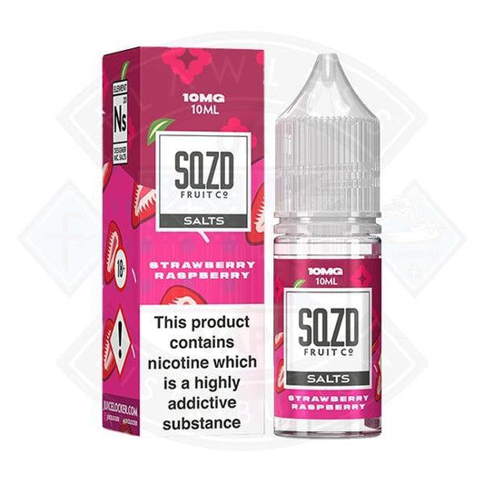 SQZD Salt Strawberry Raspberry 10ml - Flawless Vape Shop