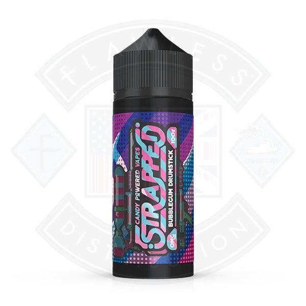 Strapped Candy Powered - Bubblegum Drumstick 0mg 100ml Shortfill E Liquid - Flawless Vape Shop