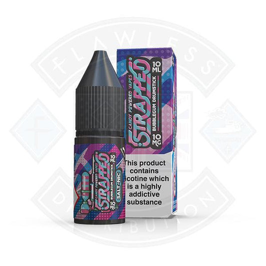 Strapped Candy Powered Nic Salt - Bubblegum Drumstick 10mg 10ml E-liquid - Flawless Vape Shop