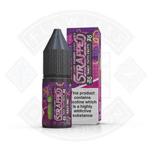 Strapped Candy Powered Nic Salt - Tangy Tutti Frutti 10mg 10ml E-liquid - Flawless Vape Shop