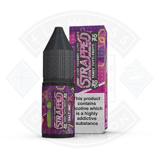 Strapped Candy Powered Nic Salt - Tangy Tutti Frutti 20mg 10ml E-liquid - Flawless Vape Shop