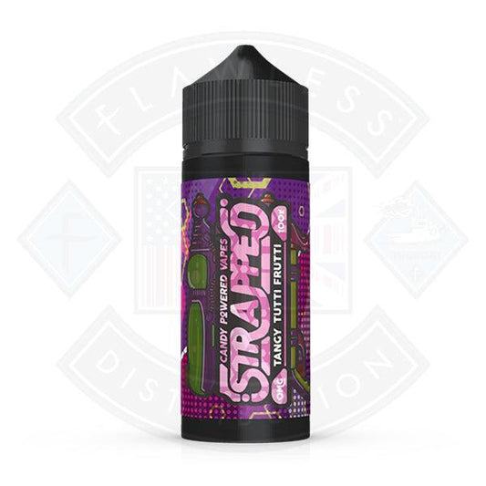 Strapped Candy Powered - Tangy Tutti Frutti 0mg 100ml Shortfill E Liquid - Flawless Vape Shop