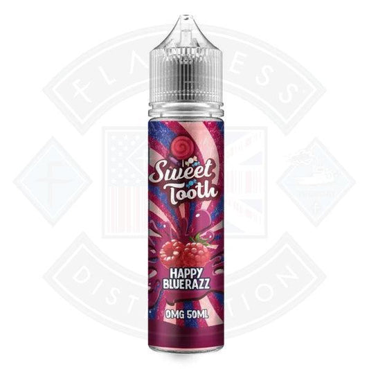 Sweet Tooth Happy Blue Razz 50ml 0mg Shortfill E-Liquid - Flawless Vape Shop