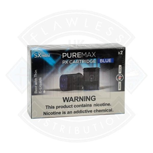 SX Mini PureMax Blue Replacement Pods - Flawless Vape Shop