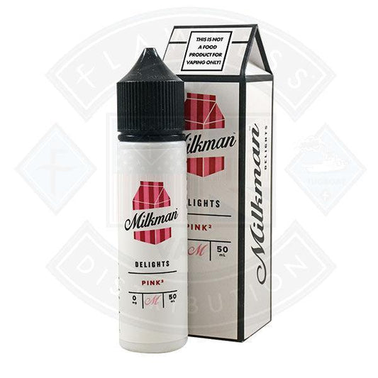 The Milkman Delights Pink 2 50ml 0mg shortfill e-liquid - Flawless Vape Shop