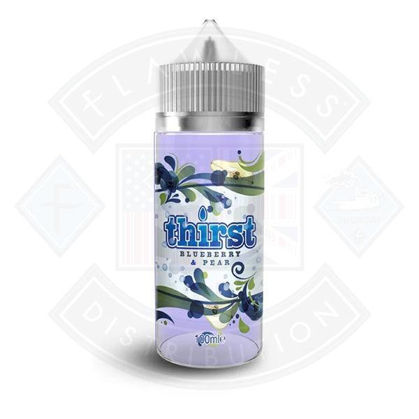 Thirst Blueberry & Pear E liquid 100ml Short fill - Flawless Vape Shop