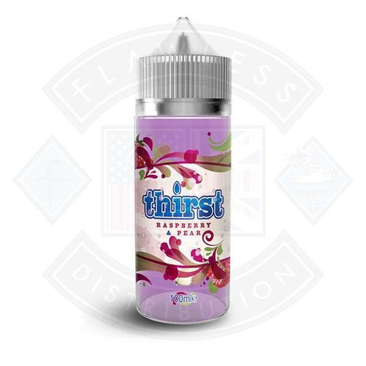 Thirst Raspberry & Pear E liquid 100ml Short fill - Flawless Vape Shop