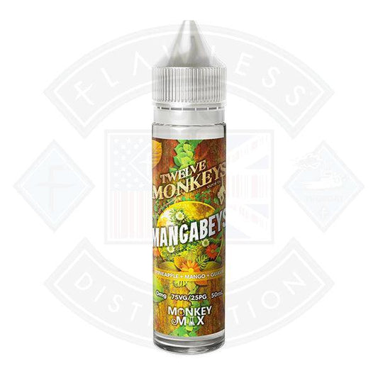 Twelve Monkeys - Mangabeys 0mg 50ml Shortfill E-liquid - Flawless Vape Shop