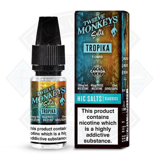 Twelve Monkeys Nic Salt - Tropika 10ml - Flawless Vape Shop