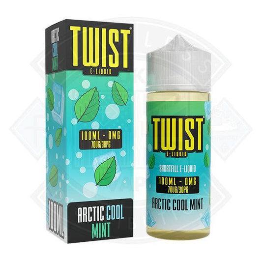 Twist Juice - Arctic Cool Mint 0mg 100ml Shortfill - Flawless Vape Shop