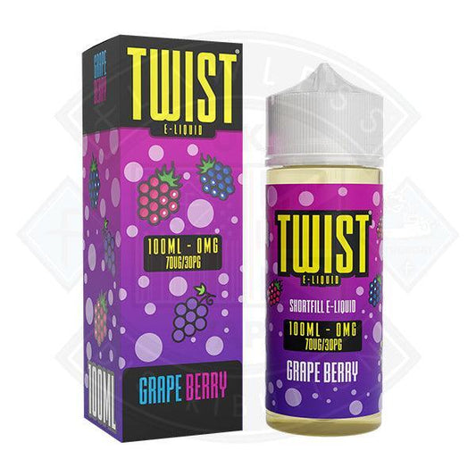 Twist Juice - Grape Berry 0mg 100ml Shortfill - Flawless Vape Shop