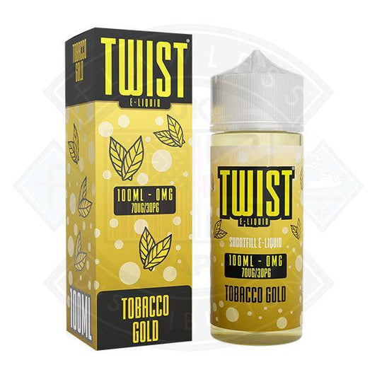 Twist Juice - Tobacco Gold 0mg 100ml Shortfill - Flawless Vape Shop