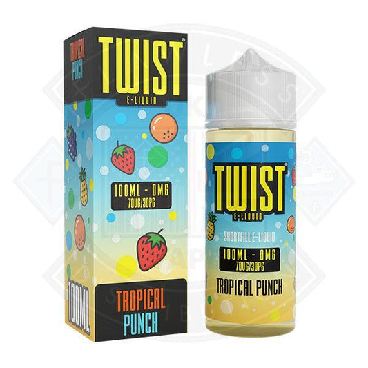 Twist Juice - Tropical Punch 0mg 100ml Shortfill - Flawless Vape Shop