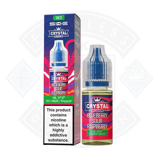 V2 SKE Crystal Original Salts Blueberry Sour Raspberry 10ml - Flawless Vape Shop