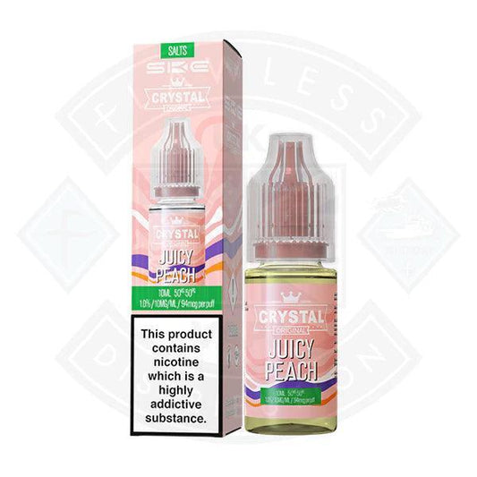 V2 SKE Crystal Original Salts Juicy Peach 10ml - Flawless Vape Shop