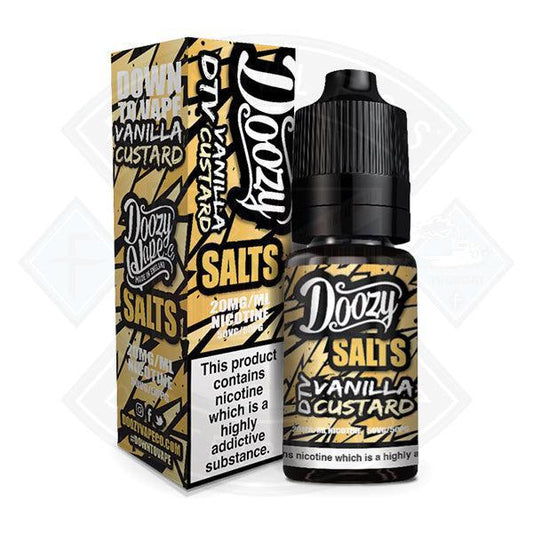 Vanilla Custard E liquid by Doozy Salts 20mg 10ml - Flawless Vape Shop