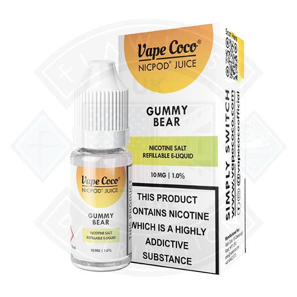 Vape Coco Gummy Bear Nic Salt 10ml - Flawless Vape Shop