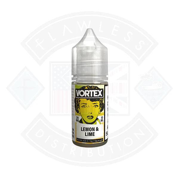 Vortex Lemon & Lime Nic Salt 10ml - Flawless Vape Shop
