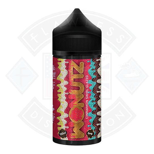 Wonutz Cinnamon Swirl Glazed E liquid 100ml Short fill - Flawless Vape Shop