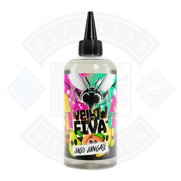 Yellow Fiva Jugo Jungale 0mg 200ml Shortfill E-Liquid - Flawless Vape Shop