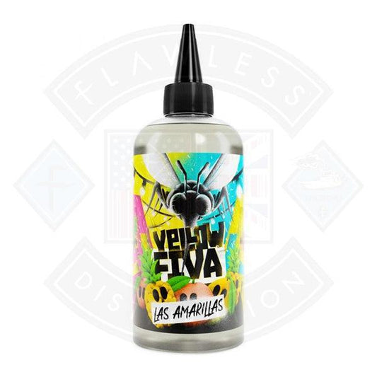 Yellow Fiva Las Amarillas 0mg 200ml Shortfill E-Liquid - Flawless Vape Shop