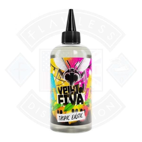 Yellow Fiva Tropic Exotic 0mg 200ml Shortfill E-Liquid - Flawless Vape Shop