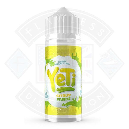 Yeti Ice Cold Citrus Freeze 0mg 100ml Shortfill E-Liquid - Flawless Vape Shop