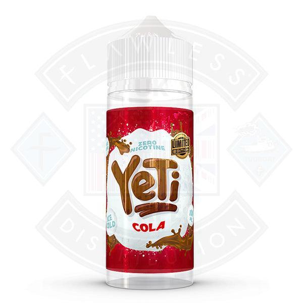 Yeti Ice Cold Cola 0mg 100ml Shortfill E-Liquid - Flawless Vape Shop