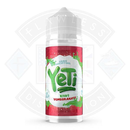 Yeti Ice Cold Kiwi Pomegranate 0mg 100ml Shortfill E-Liquid - Flawless Vape Shop