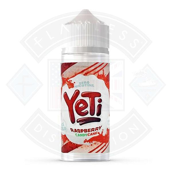 Yeti Raspberry Candy Cane 0mg 100ml Shortfill E-Liquid - Flawless Vape Shop