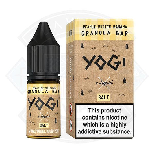 Yogi Salt- Peanut Butter Banana Granola Bar 10ml - Flawless Vape Shop