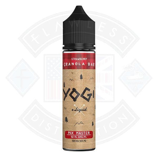 Yogi - Strawberry Granola Bar 0mg 50ml Shortfill E-liquid - Flawless Vape Shop