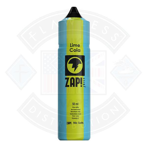 Zap! Lime Cola 50ml 0mg Shortfill E-Liquid - Flawless Vape Shop