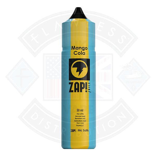 Zap! Mango Cola 50ml 0mg Shortfill E-Liquid - Flawless Vape Shop