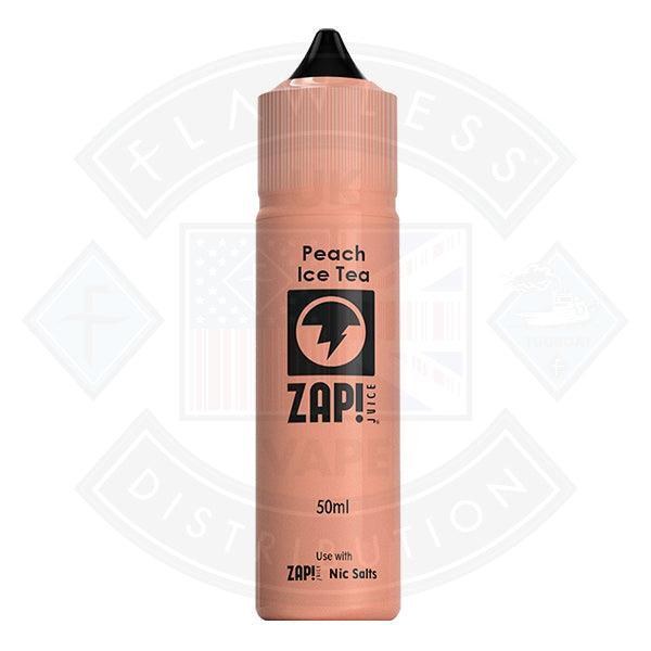 Zap! Peach Iced Tea 50ml 0mg Shortfill E-Liquid - Flawless Vape Shop