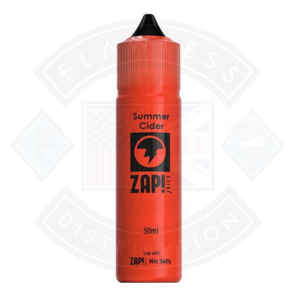 Zap! Summer Cider 50ml 0mg Shortfill E-Liquid - Flawless Vape Shop