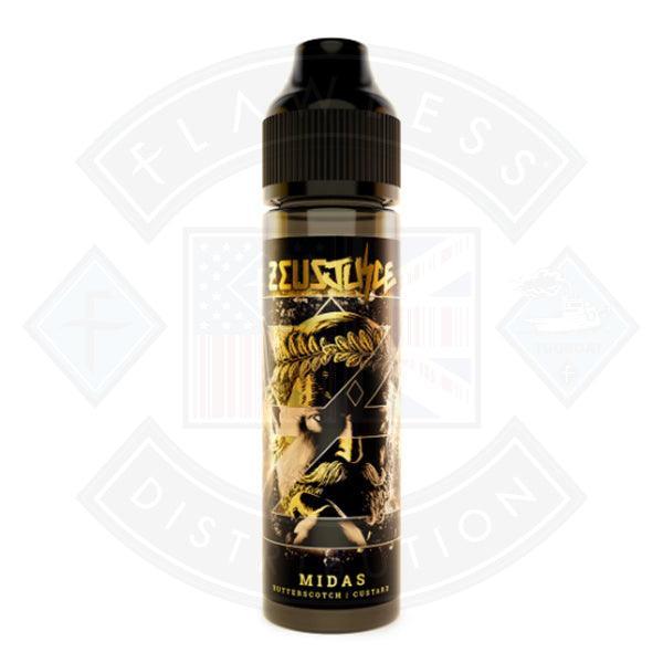 Zeus Juice Midas 50ml 0mg shortfill e-liquid - Flawless Vape Shop