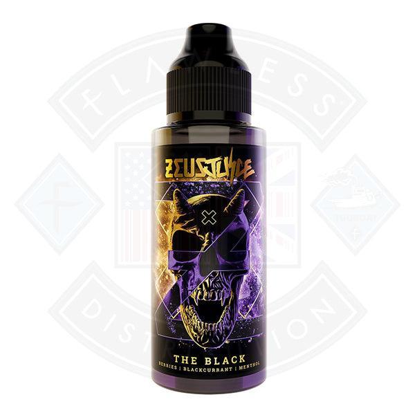 Zeus Juice The Black 100ml 0mg shortfill e-liquid - Flawless Vape Shop